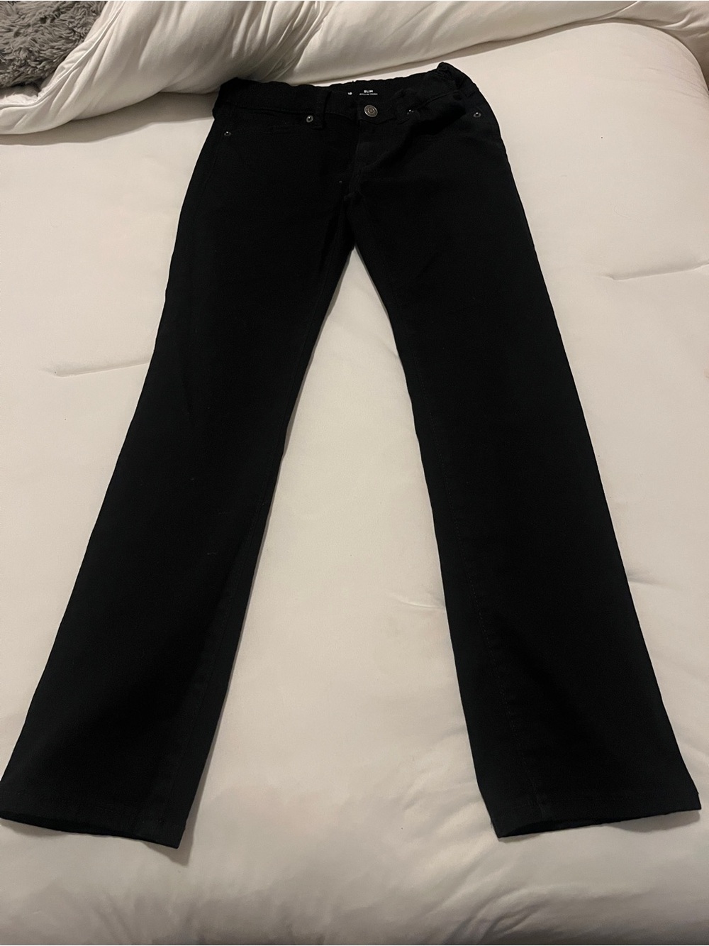 Old Navy Built-In Tough Black Slim Jeans Size 10